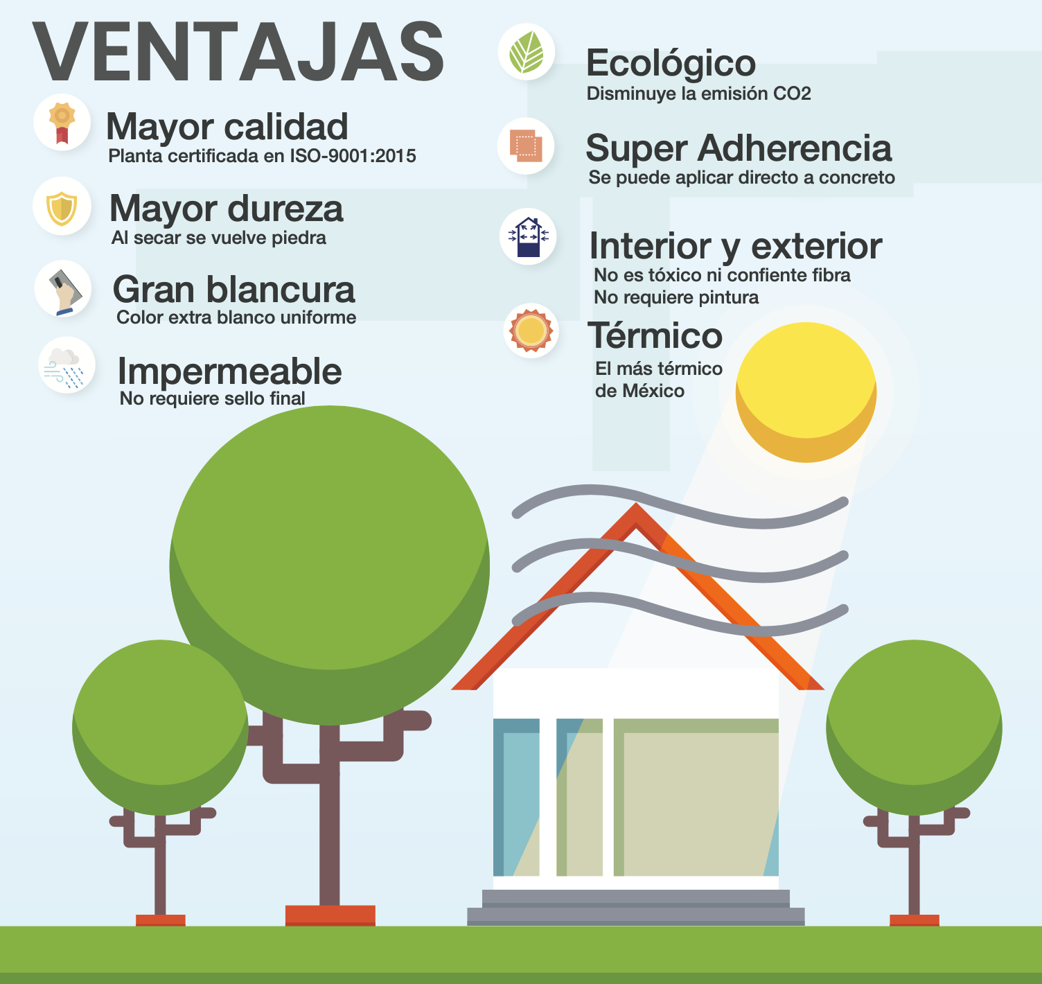 ventajas estuco